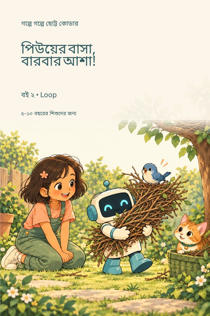 Cover of পিউয়ের বাসা, বারবার আশা!