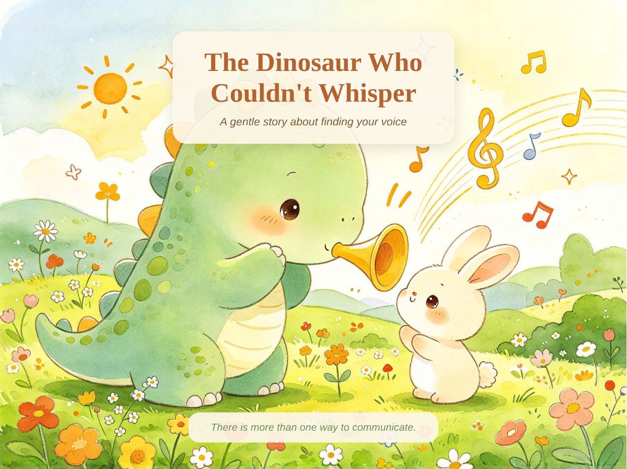 Cover of The Dinosaur Who Couldn't Whisper