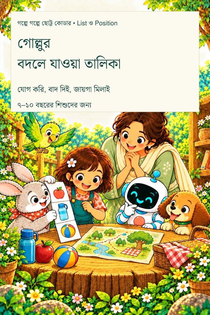 Cover of গোল্লুর বদলে যাওয়া তালিকা