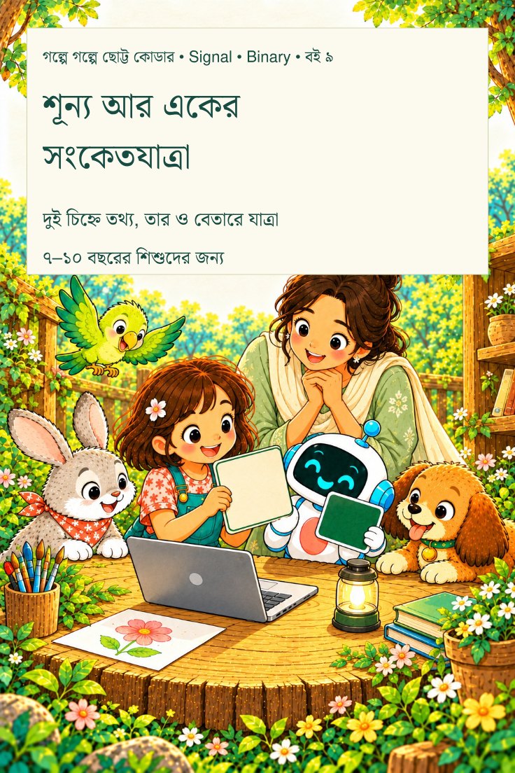 Cover of শূন্য আর একের সংকেতযাত্রা