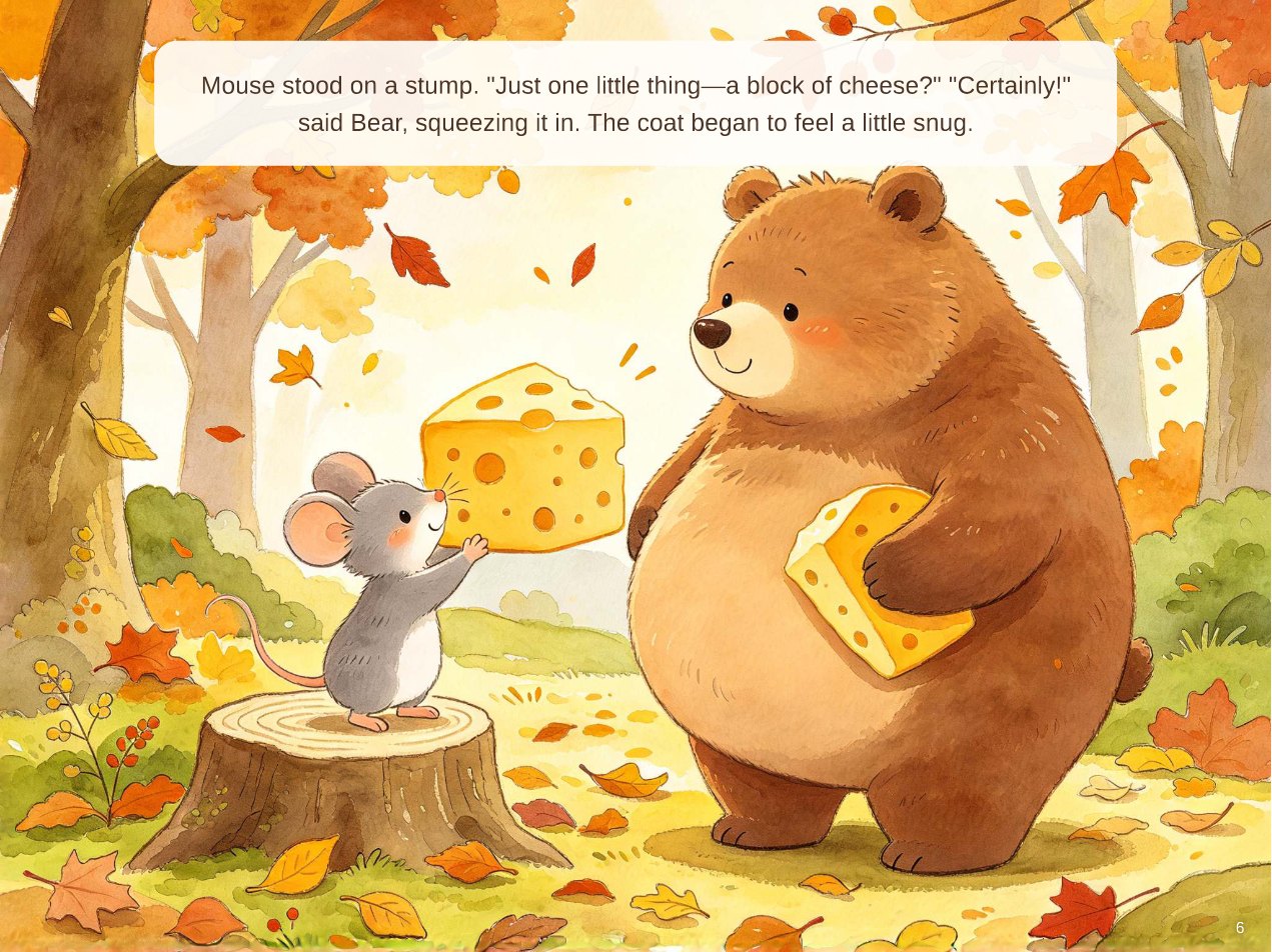 Bear's Coat Has Too Many Pockets — sample page 1