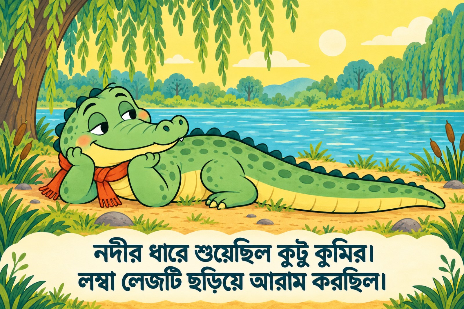 কুমিরের লেজে কে বসেছে? — sample page 1