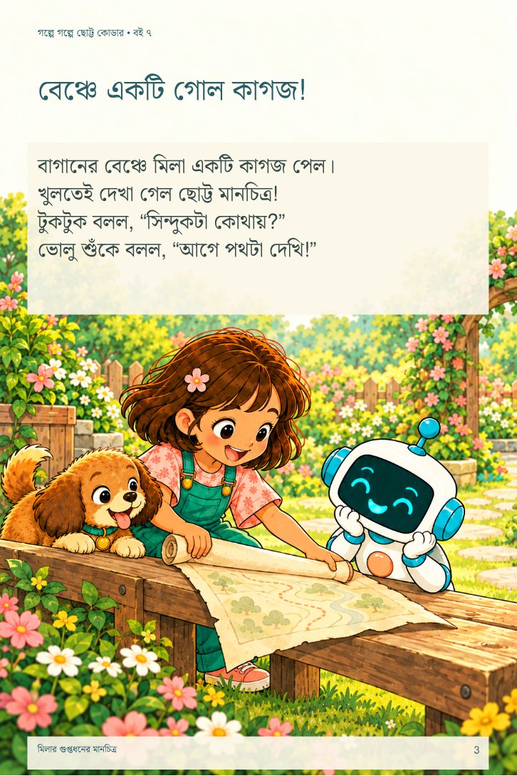 মিলার গুপ্তধনের মানচিত্র — sample page 1