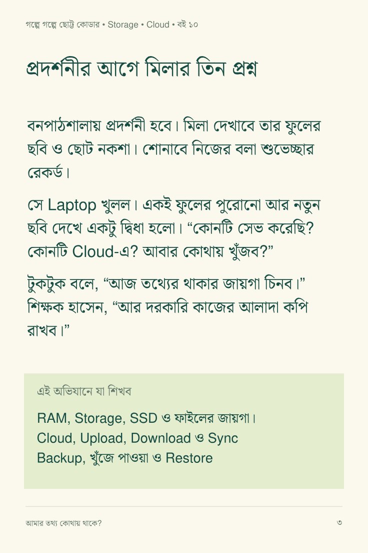 আমার তথ্য কোথায় থাকে? — sample page 1