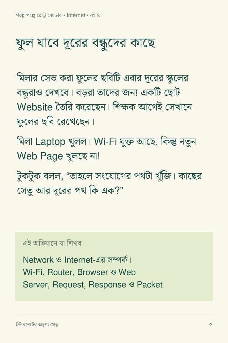 ইন্টারনেটের অদৃশ্য সেতু — sample page 1