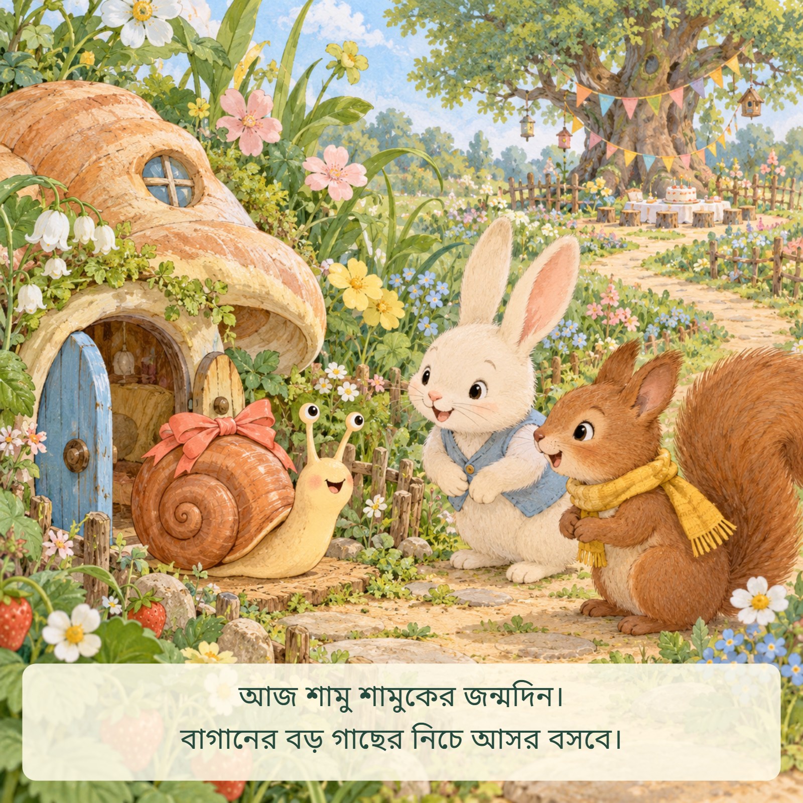 শামুকের জন্মদিনে তাড়াহুড়ো — sample page 1