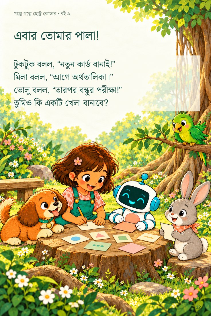 বনবন্ধুদের গোপন সংকেত — sample page 4