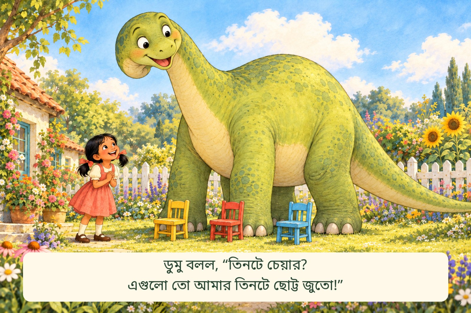 ডাইনোসরের ছোট্ট চেয়ার — sample page 4